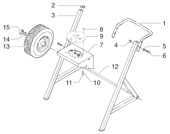 PowrTex 15:1 Cart Assembly 590-301 PowrTex 15:1 Cart Assembly 590-301